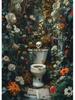 Halloween Terror Mushrooms Skeleton Ghost In Dark Forest Rhinestone Embroidery Vintage Wall Art Woodland Art Home Decor 5D DIY