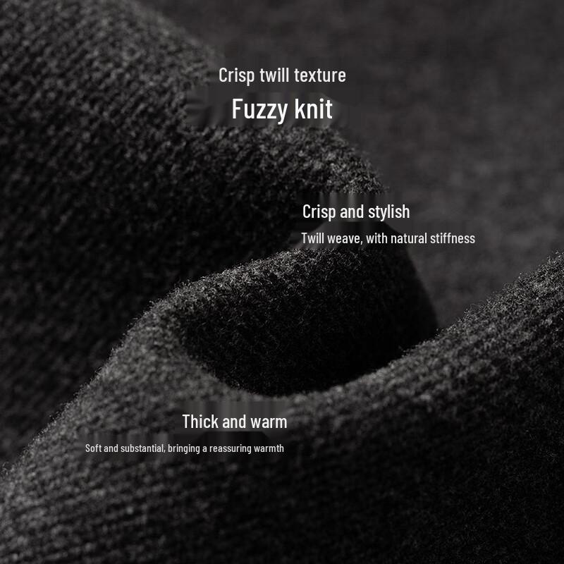 Chuyu Women's 2025 Winter Stand Collar Wool Blend Loose Jacket