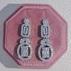2026 New Trendy silver color Women Earrings Party Gift Jewelry Bulk Sell Christmas E016