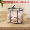 Collapsible Laundry Basket With Large Capacity For Home Use And Bathroom Storage