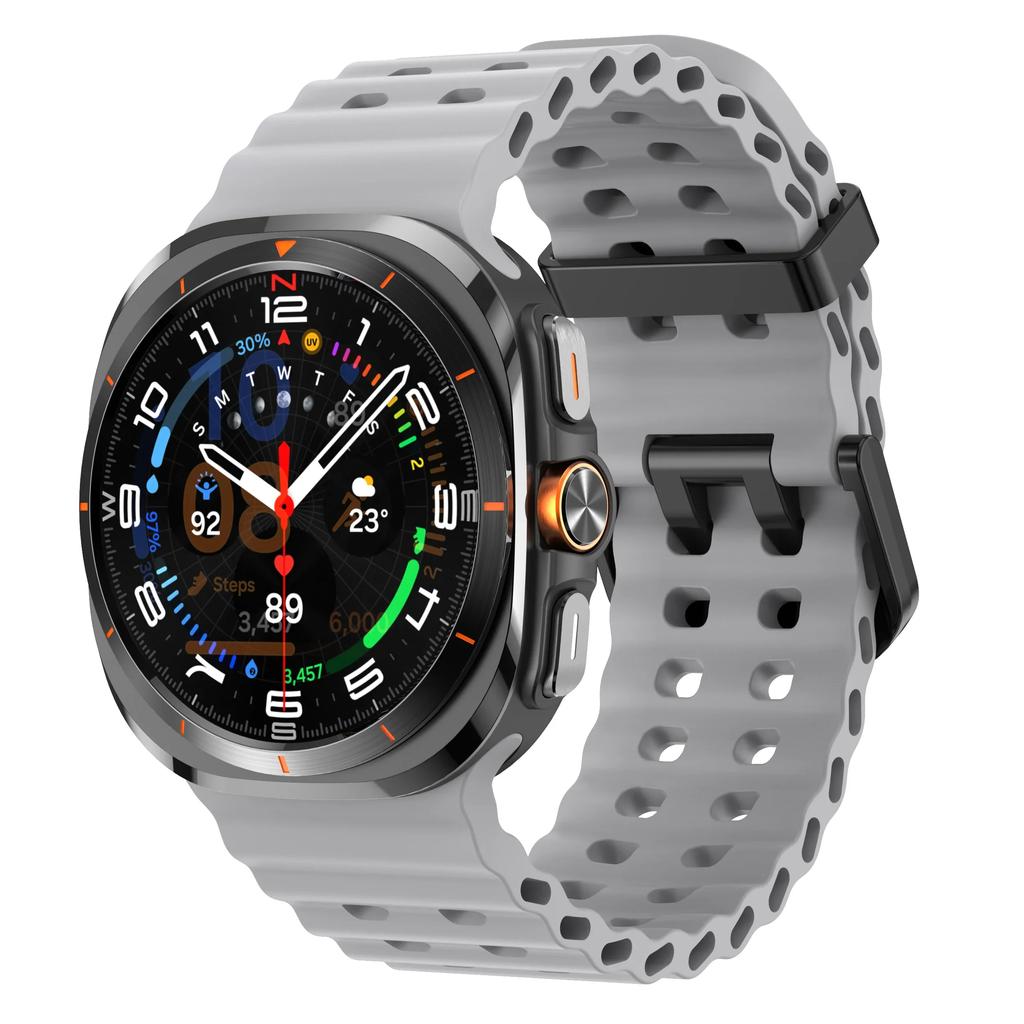 Silicone Watch Band For Samsung Galaxy Watch 8 Ultra- Strap Replacement Rubber Wristband Bracelet Accessories For Galaxy Watch 8/Ultra/Ultra2025