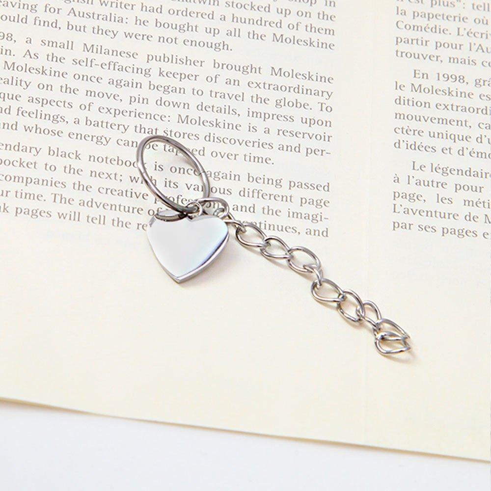 [1+1] Surgical Piercing Love Point Drop Heart Single-Sided Sale