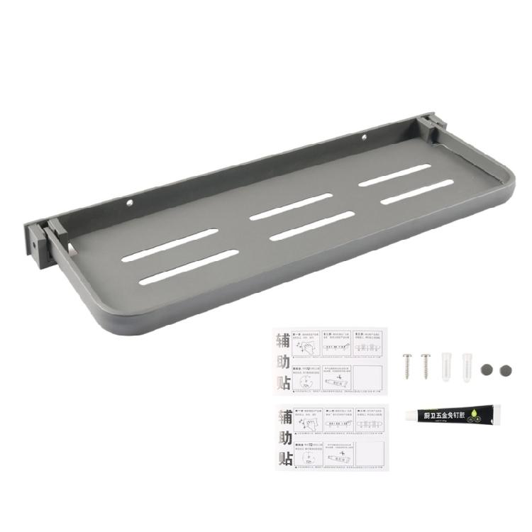 30cm/40cm Skládací police šetřící místo Skládací police Hliníková plovoucí úložná police Kempingové vozy Nástěnná police