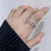 Ring Does Not Fade Niche Design Ins Opening Female High-end Sense Retro Cold Pearl Shell Versatile Irregular
