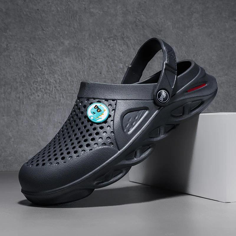 Fashion Indoor Slippers Roller Skates Man Beach Flip Flops Male Children's Luxury Shoes Men Outdoor Mens Slides Anti-Skid Soled Tennis