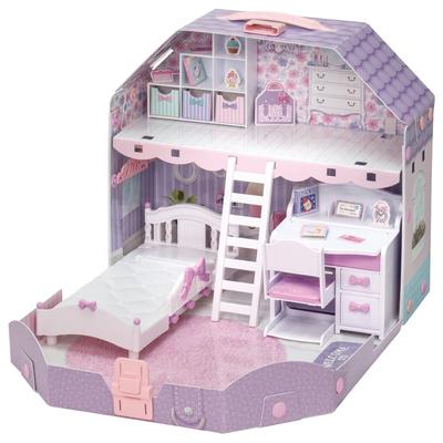 TAKARA TOMY Licca-chan with Loft! Dreamy Licca-chan's Room Dress-up Play Toy for Ages 3 and Up