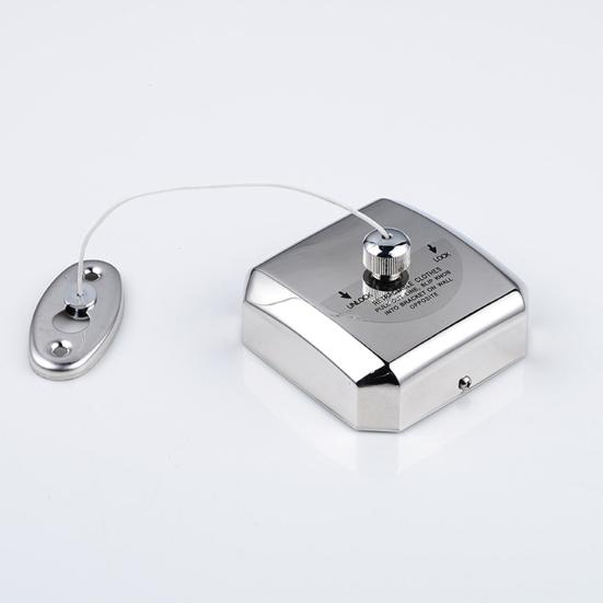 Teleskopisk klessnor Kraftig rustfritt hold Justerbar opptil 33lbs ståldusjlinje bærbar