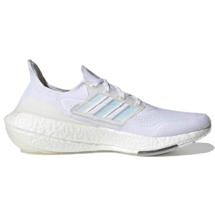New Adidas Ultra Boost 21 White Iridescent Cage FY0846
