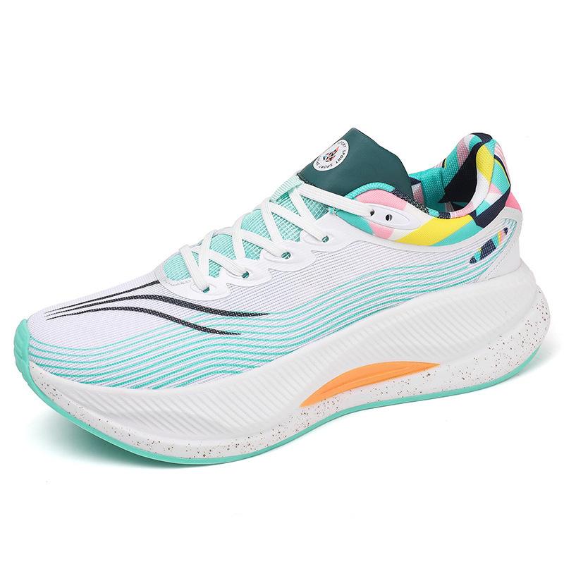 

Carbon plate summer 2025 sports anti-skid professional full palm big children s new running shoes men s shock absorption middle school student train 34