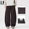 CHOCOOLATE Men's American Style Casual Straight-Leg Trousers