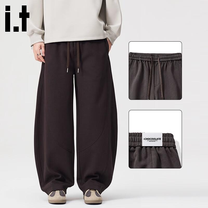 CHOCOOLATE Men's American Style Casual Straight-Leg Trousers