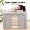 Foldable Storage Box Clothing Organizer Moving Extra Large Oxford Folding Boxes High Capacity Home Organization
