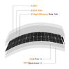 100W Flexible Solar Panel & Controller Kit - 2pcs Photovoltaic System Set