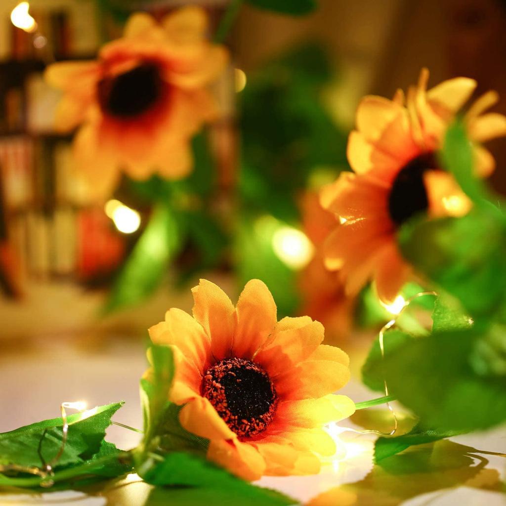 Xiaomi LED Green Rattan Leaf Fairy Light String Battery Power Outdoor Garden Wedding Ramadan Home Room Decoration Holiday Garland Lamp