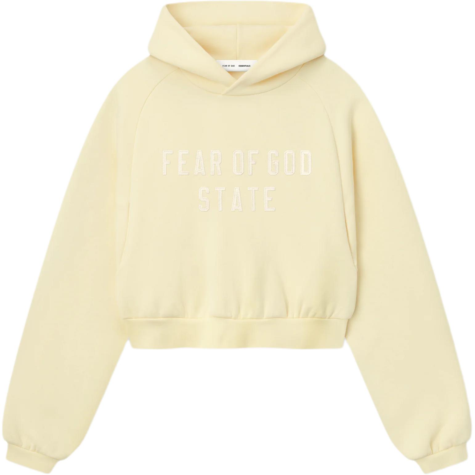 Fear Of God Essentials FW25 Hooded Letter Minimalist Loose Sweatshirt Women sweatshirt 192SP257828FW XS
