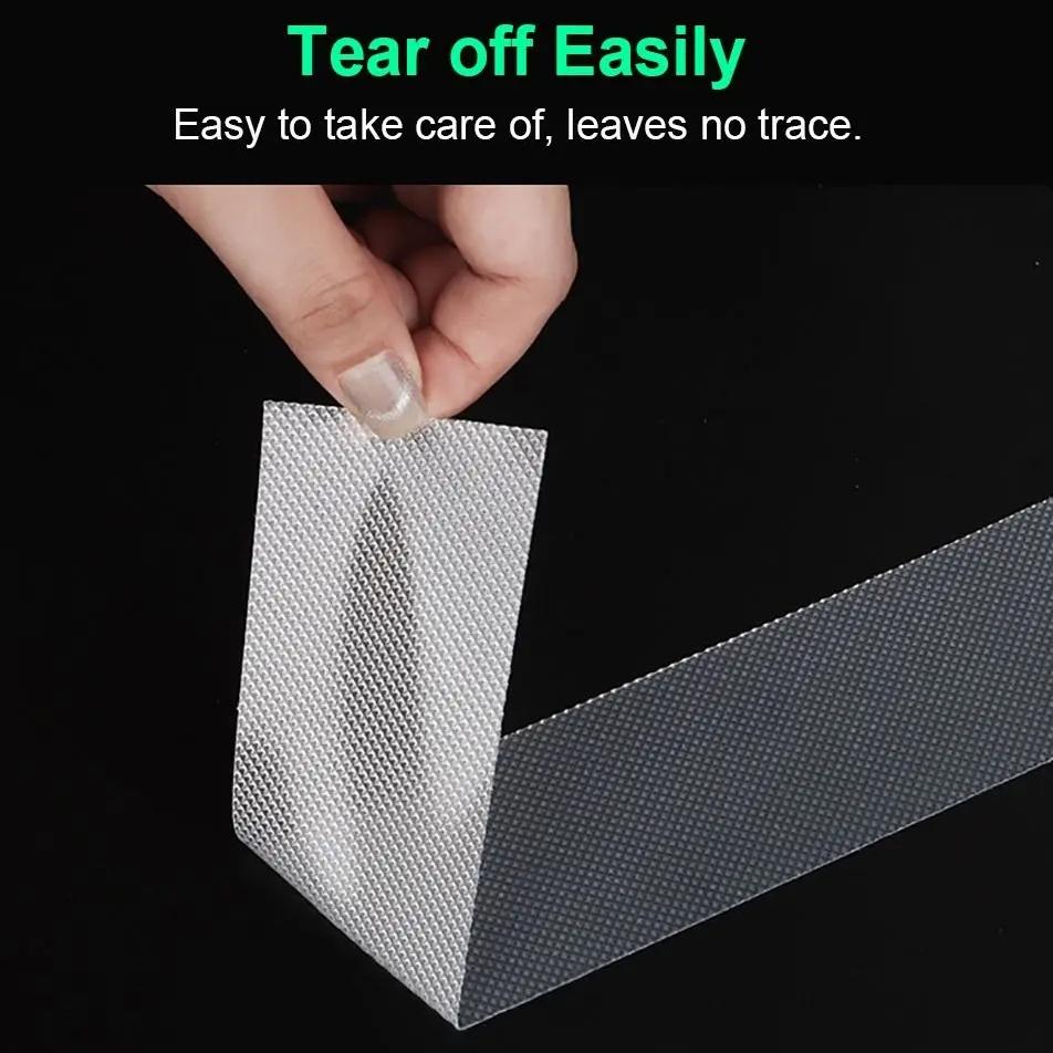 Anti Slip Tapes, Non Slip Stair Tape for Steps Indoor Waterproof, Clear Safety Slip Traction Grip Tape for Tubs, Stairs, Boats