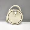 New small round bag crocodile pattern messenger bag leather fashion shoulder handbag bag fashion mini