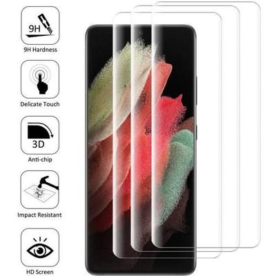 Skyddsfilm - Samsung - Galaxy S21 Ultra 5G - Härdat glas - 3-pack - Transparent