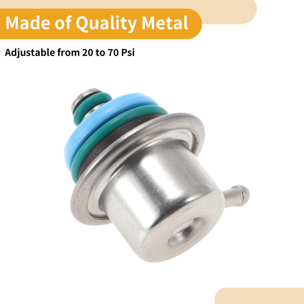 UXCELL Fuel Pressure Regulator for Ford E-150 2004 No.PR351 Metal 20-70 Psi