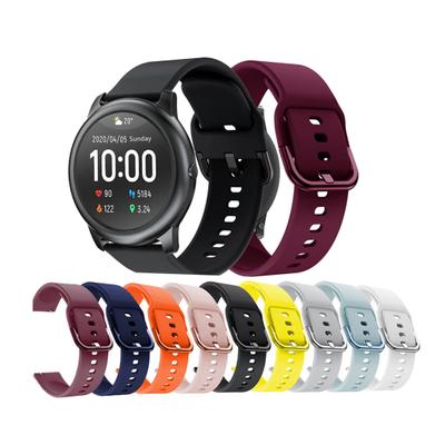 For Xiaomi Haylou Solar LS05 Watch Strap Electroplated Buckle Sports Replaceable Watch Band