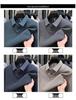 2025 Winter Men's Faux Two-Piece Sweater: New Thick Knit with Shirt Collar and Warm Velvet Layer