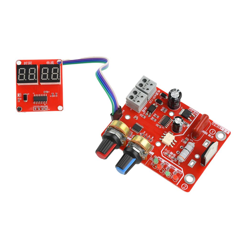 NY-D01 40A 100A Spot Welder Control Board Kit Digital Display Spot Welding Machine Time And Current Control Module AC 110/220V