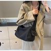 Große Kapazität Damen Schultertasche Unifarbene College Mädchen Schultasche Umhängetaschen Pendler Reise Damen Tragetasche Handtaschen