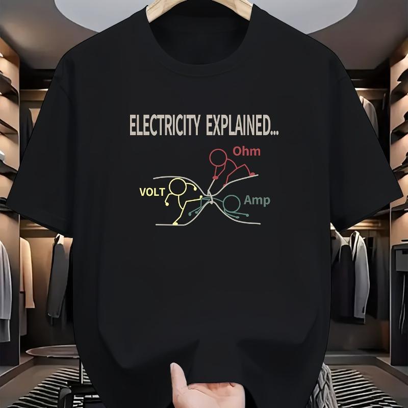 

Durable T-Shirt - Breathable Short Sleeve Crewneck Outfit XXL белый