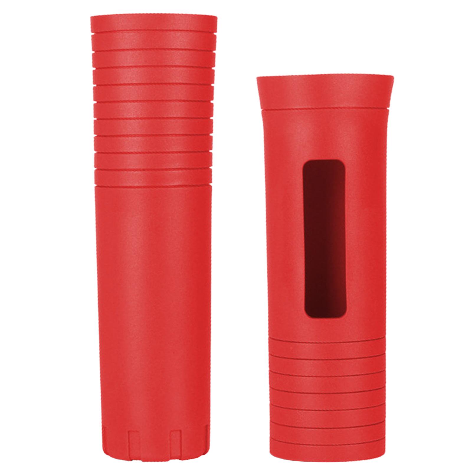 

Резиновая ручка для беспроводного микрофона, защитный чехол для певцов KTV, резиновый чехол от падений красный