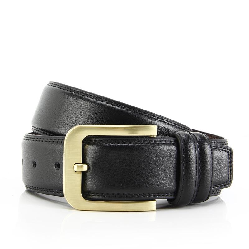 Needle Buckle Belt Men's Casual Second Layer Cowhide Belt Men's Leather Belt