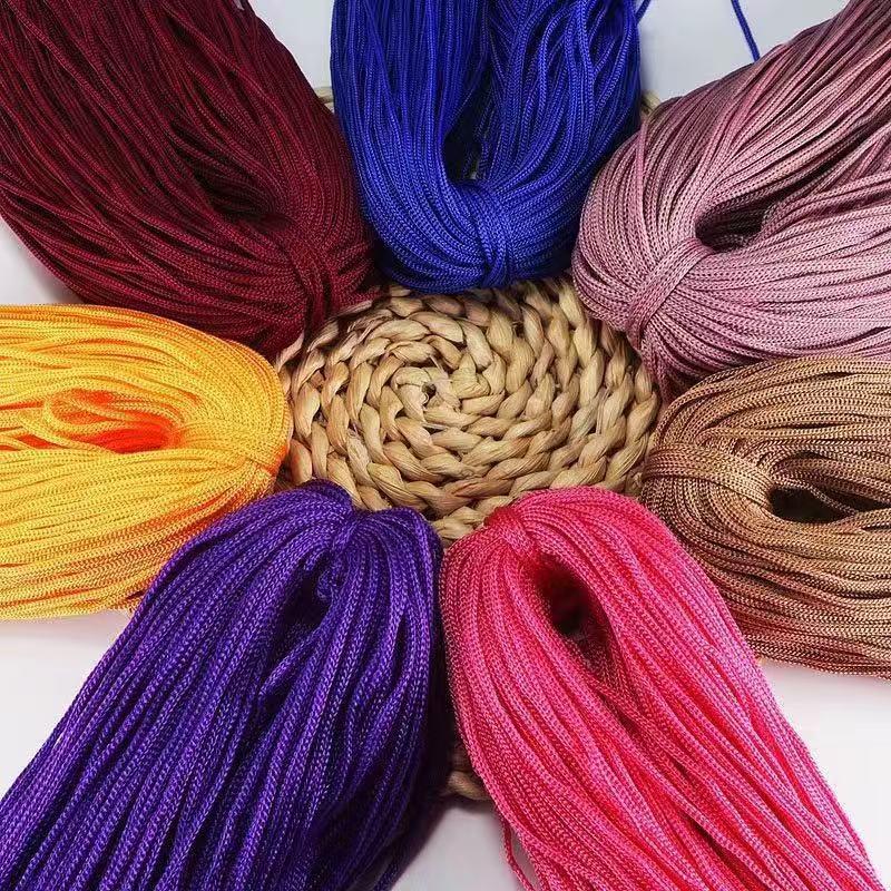 Lightweight Thick Ice Silk Yarn Hand-Knitted Hat & Large Bundle for Spring/Summer Crochet
