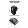 Jewelers Loupe 40X Magnification with White UV LED Illumination Built-in 0.5mm Scale Portable for Coin Stamp Use