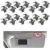 20 Stück Sonnenblendenhalter-Clip Klar Grau Für Honda Civic CR-V Für Accord Civic Sonnenblende 88217-S04-003ZA