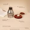 Agarwood Insulated Incense & Candle Aromatherapy Glass Burner Lamp