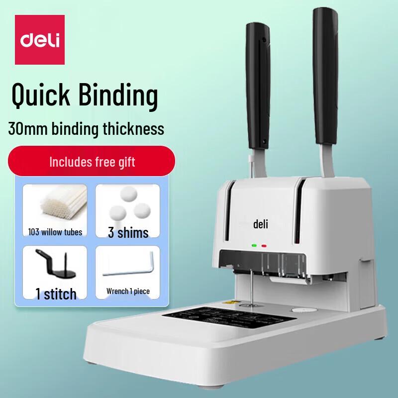 Deli Manual Financial Document Binding Machine