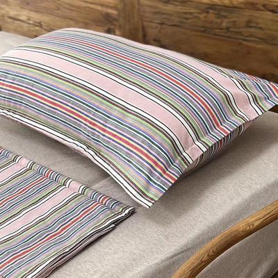 Pair of Pure Cotton Breathable Pillowcases - Sweat-Absorbent Coarse Cloth for Adults, Single or Double, Ideal for Students