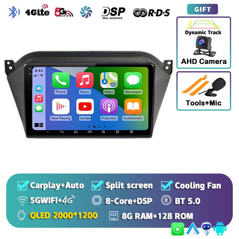 Android14 wireless Carplay Auto For JAC S2 T40 2015 2016 2017 2018 Car Radio Multimedia 2 Din GPS NAVI Player Stereo WIFI+4G LTE