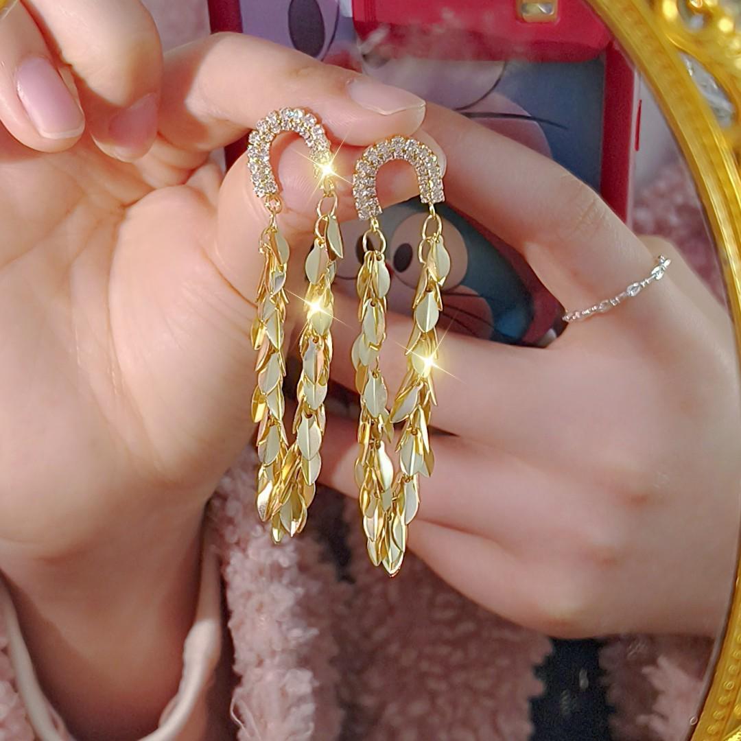 

Элегантные длинные серьги-кисточки в европейско-американском стиле — модные, универсальные и стильные для женщин