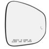 Power Heated Mirror Glass with Turn Signal Provide Clear View Defogging Defrosting Long Lasting Use for Tacoma Right