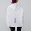 Adidas Heart Logo Printed Sports Hoodie Women Hoodies White H50247