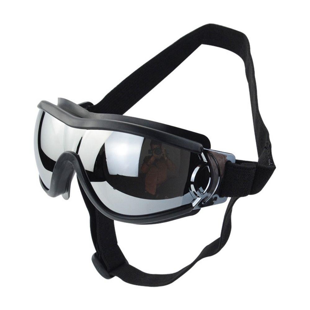 Adjustable Strap Dogs Goggles Anti-Fog Pet Glasses Easy To Wear Dog Sunglasses  Biking