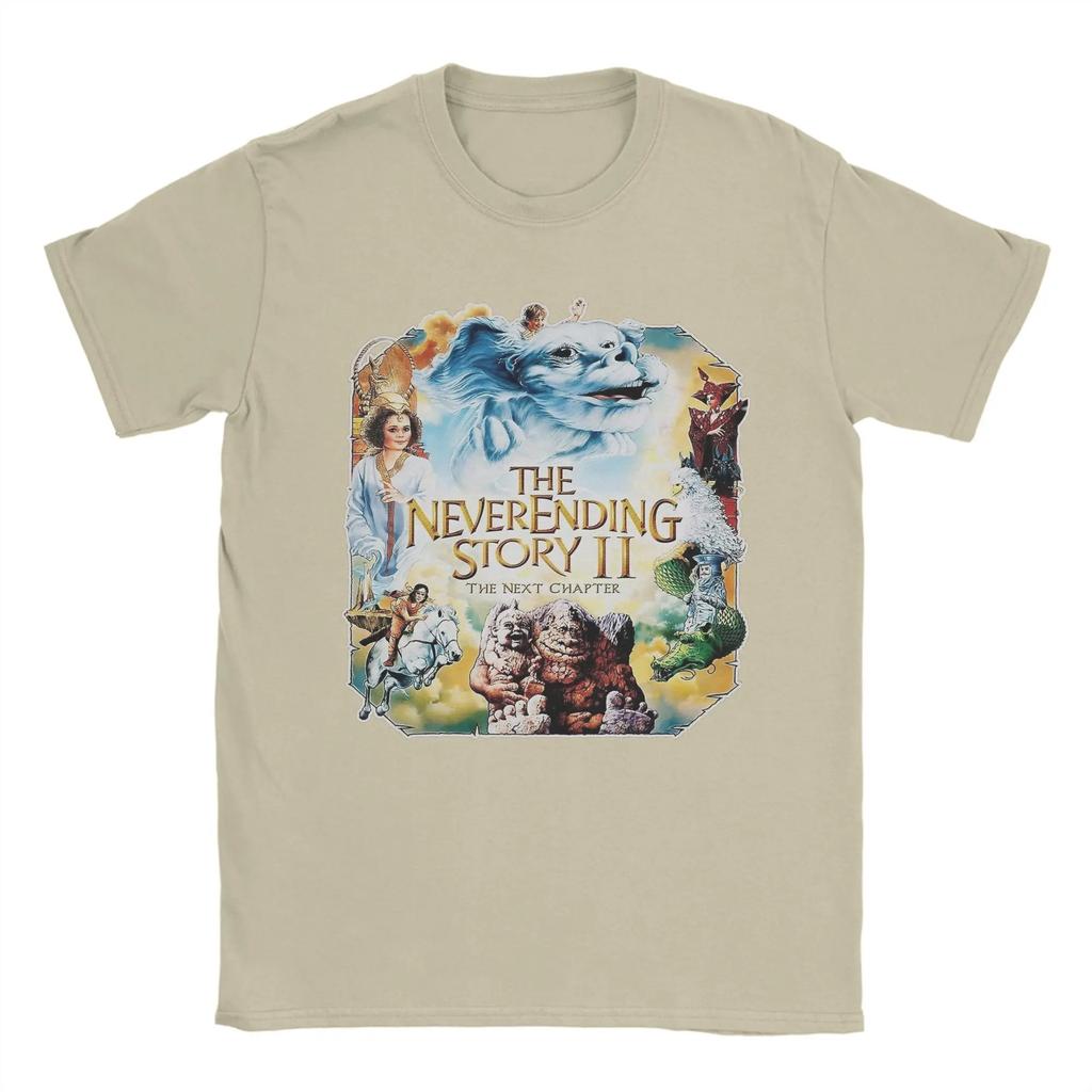 The Neverending Story (5) Cotton Tshirt For Unisexs Summer Vintage Tshirts Crewneck Fashion Tee Shirt Plus Size Casual Tops