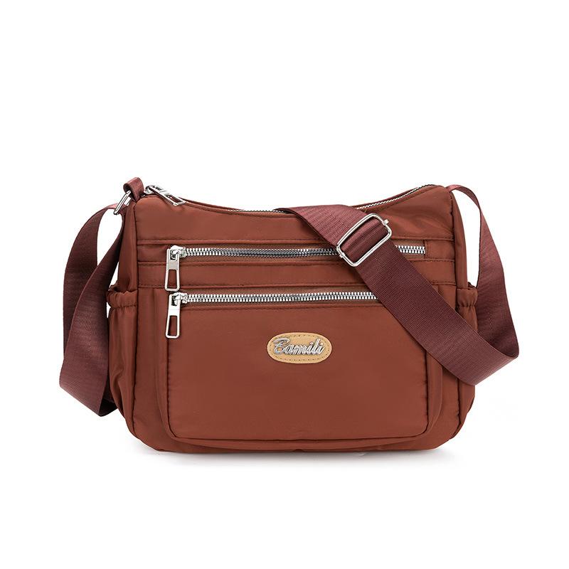 Nylonová taška Dámská taška Crossbody Mother Bag Vodotěsná velkokapacitní taška přes rameno