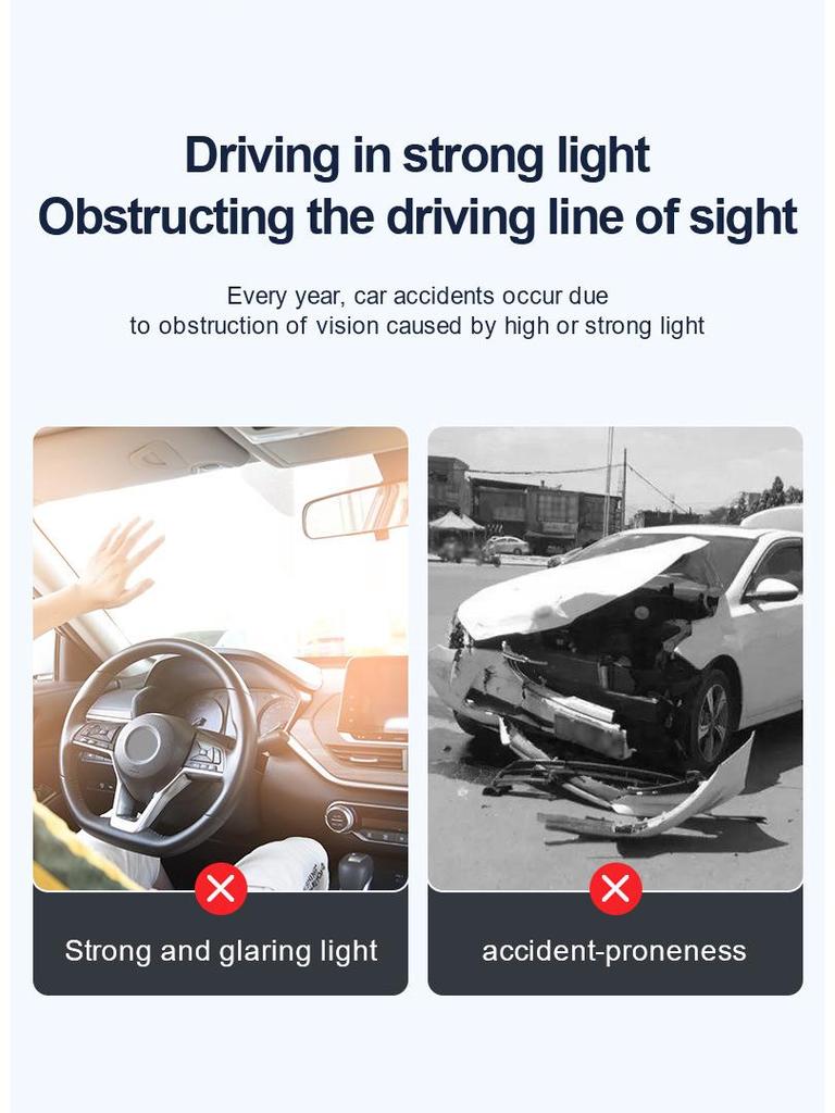 Day & Night Anti-Glare Car Visor