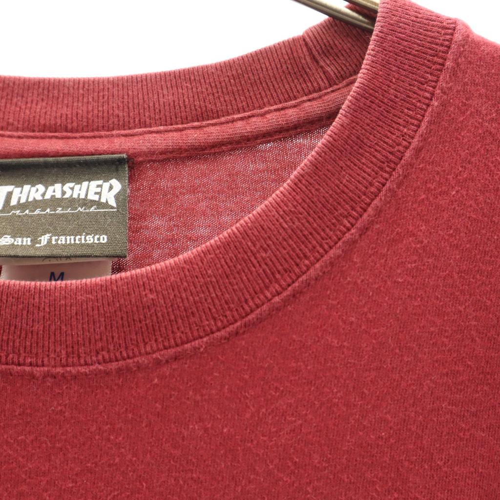 Thrasher Kurzarm-T-Shirt M weinrot Herren Gebraucht