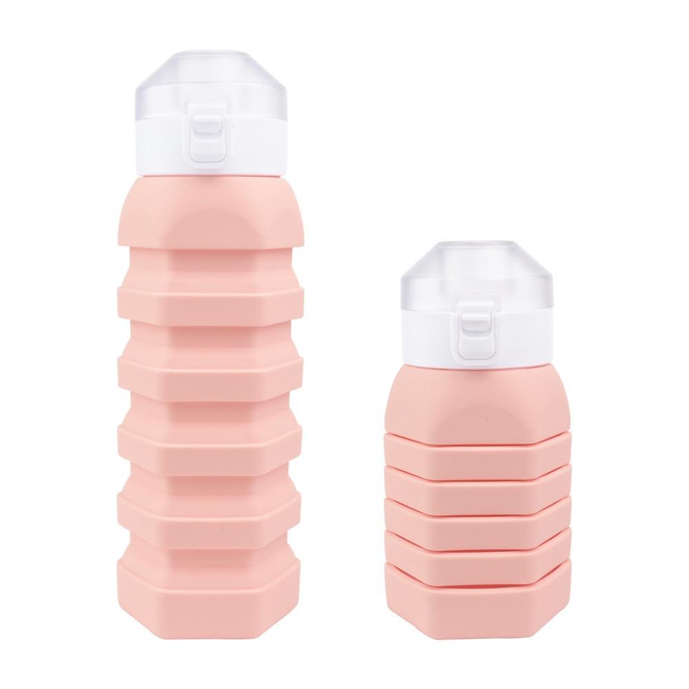 Large-capacity Collapsible Sport Bottle 350-650ML Foldable Drinking Cup  Outdoor Travel