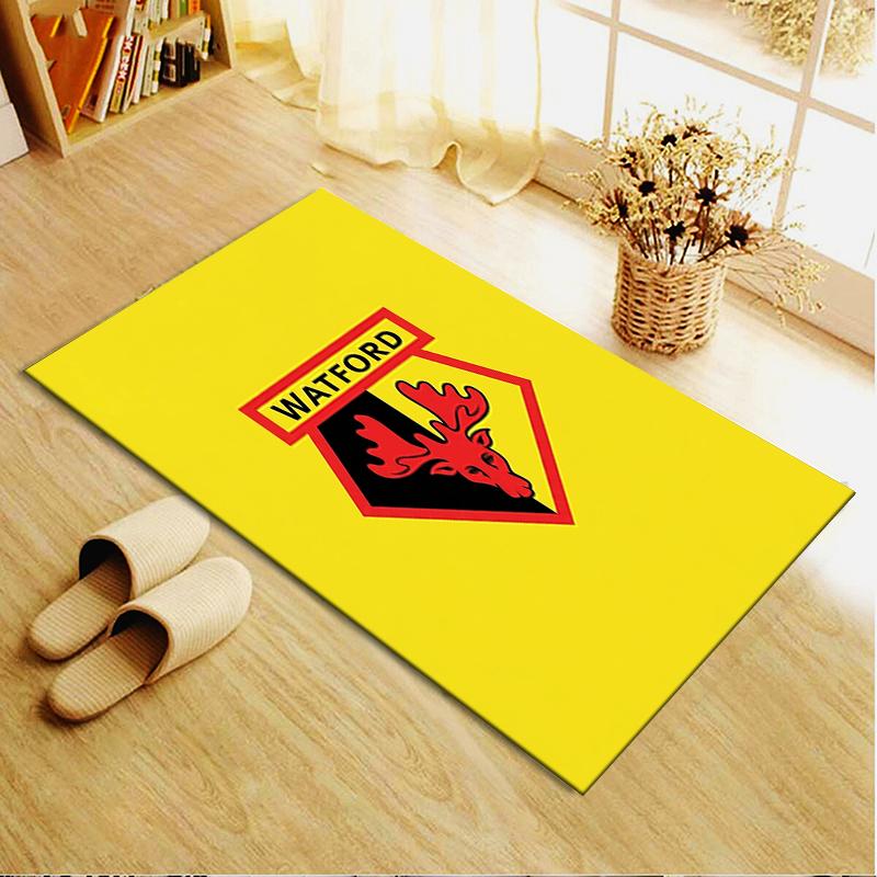 Watford FC Carpet Rug for Living Room Bedroom Home Sofa Decoration,Kids play Non-slip Floor Mat