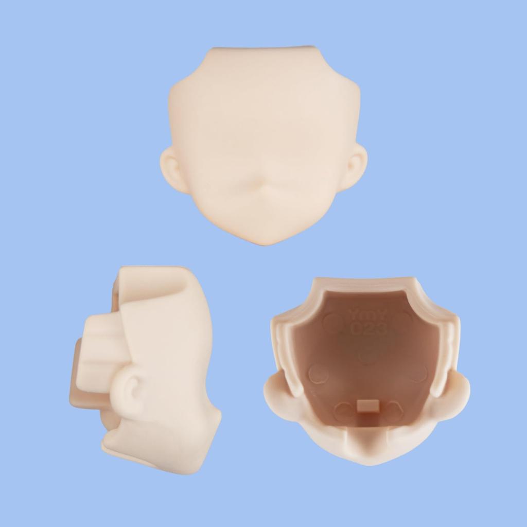 YMY23 YMY25 Doll Face No Makeup Face Male Body Expressionless Replacement Faceman GSC Doll Face OB22/24 (Light Tan)