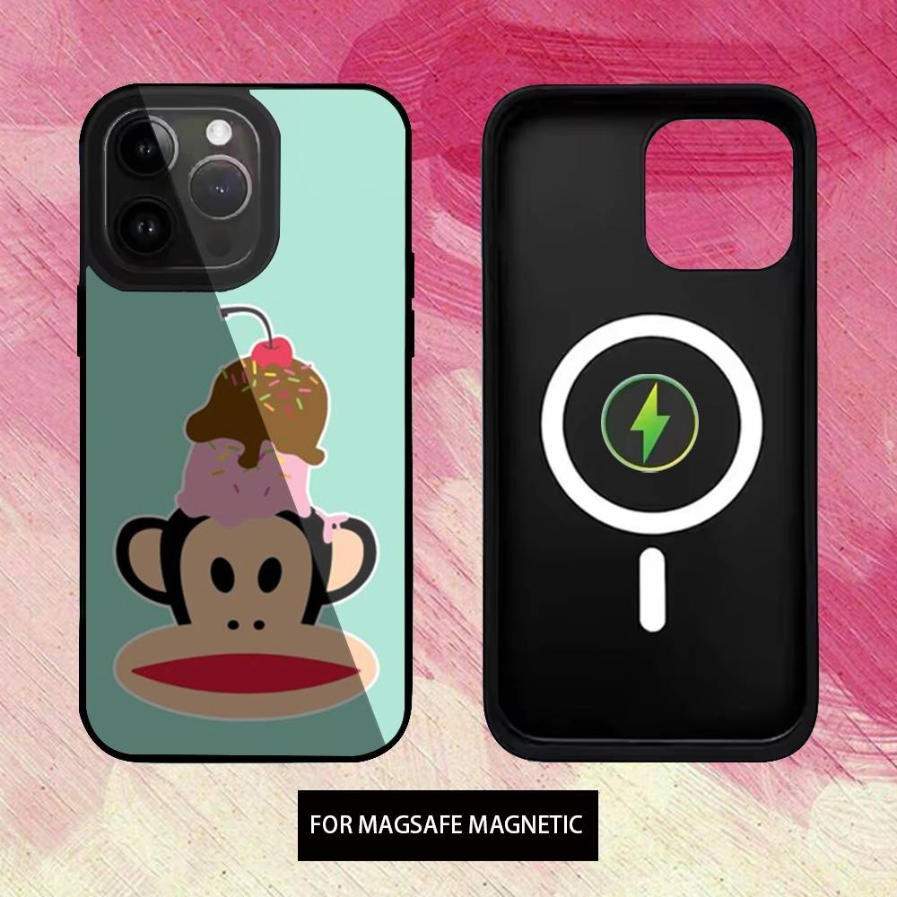 

P-Paul bigmouth F-Frank-PF Phone Case For iPhone17,16,15,14,13,12,11 Plus,Pro Magnetic For Magsafe Wireless Charging iPhone12