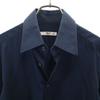 PRADA made in Italy Long sleeve Cotton shirt 39 Navy Men's Used